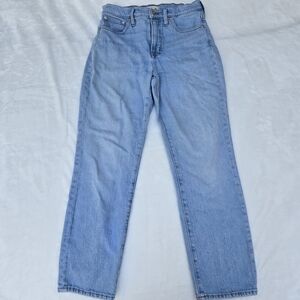 Madewell Jeans Womens 28 Light Blue The Perfect Vintage Jean High Rise Straight